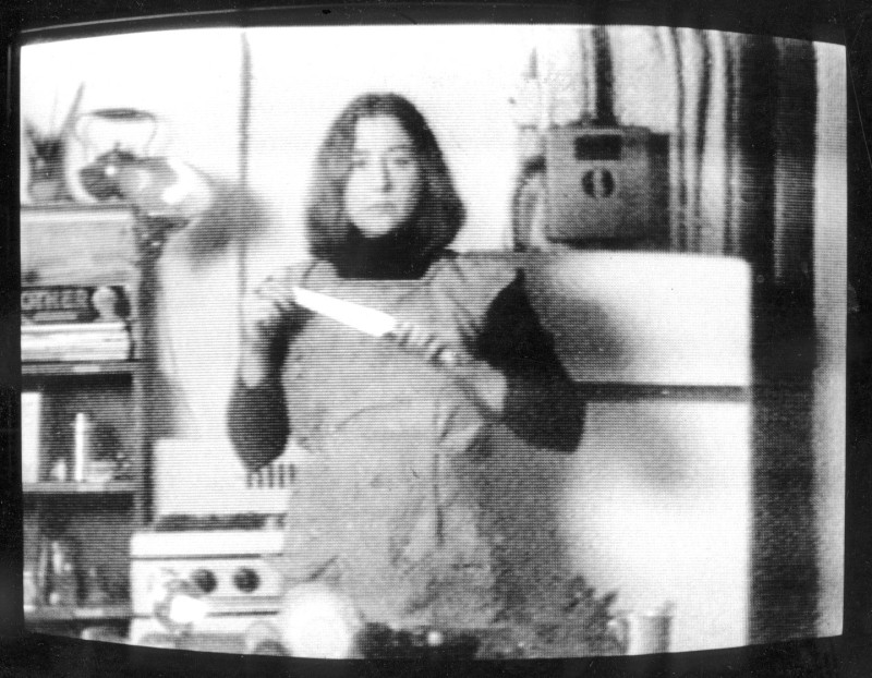 MARTHA ROSLER  Semiotics of the Kitchen (still)  1975