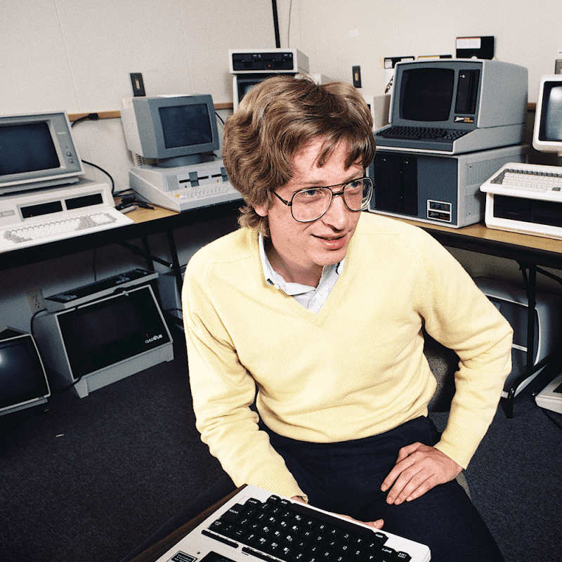 A young Bill Gates in 1983. He first discovered computers at Seattle&amp;#39;s Lakeside School.