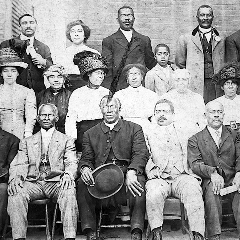 Kerri Greenidge wrote the first book-length biography of William Monroe Trotter in half a century. Pictured: Members of the Liberty League,&amp;nbsp;circa 1920, Trotter sits in the first row.