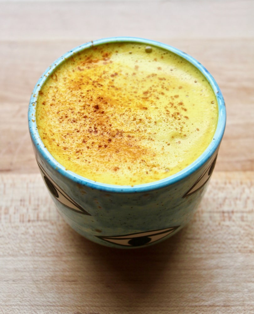 Tulsi Turmeric Latte