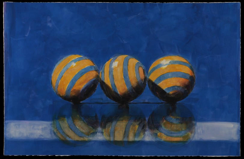 John Gibson  Bates no. 6, 2010  Watercolor on paper  26 x 40 inches (66 x 101.6 cm)