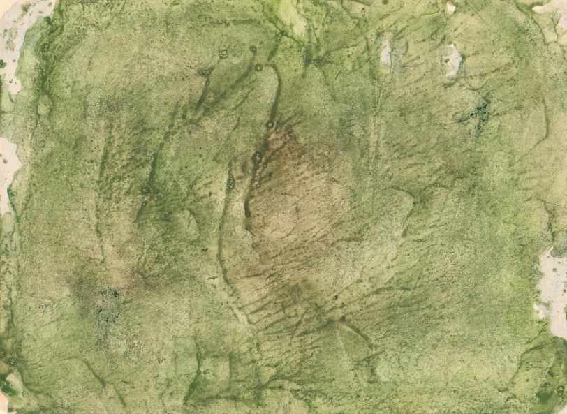 Composition, c. 1870 Watercolor on paper 4 11/16 x 3 1/2 inches