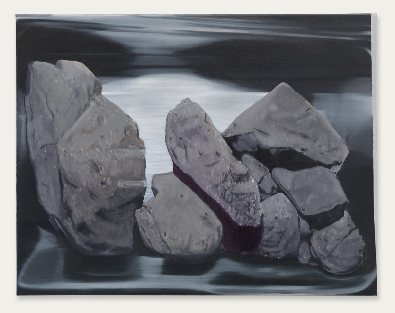 Eberhard Havekost Mondsteine (moon rocks), 2012