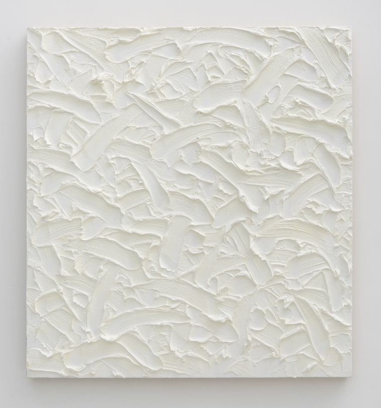 James Hayward Abstract #218, 2014 Oil on canvas on wood panel 40 x 37 in (101.6 x 93.98 cm)