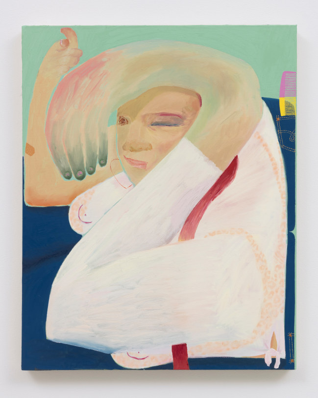 Celeste Rapone Flirt, 2018 Oil on canvas 30 x 24 in (76.2 x 61.0 cm)