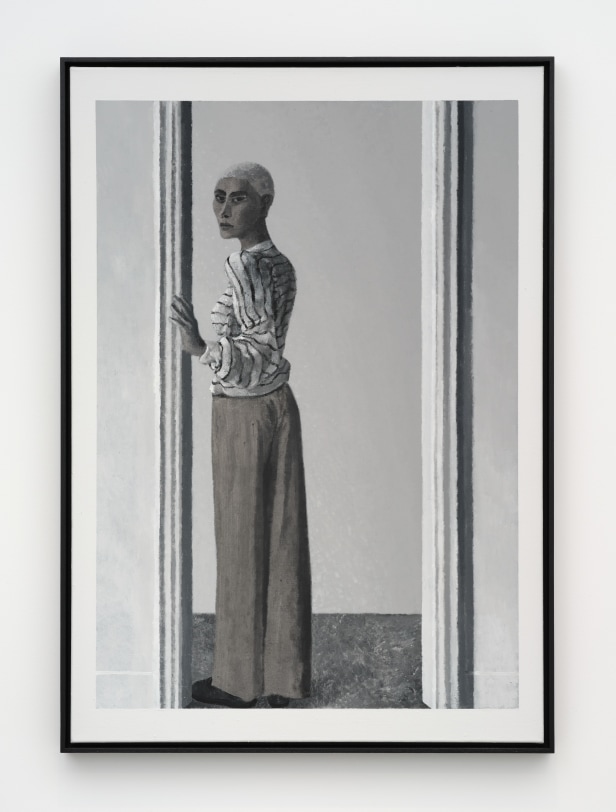 Lenz Geerk Photograph of Woman in Doorframe, 2024