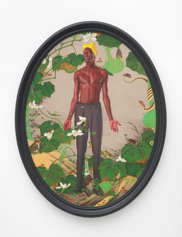 Kehinde Wiley Portrait of Seydina Omar Gueye, 2023