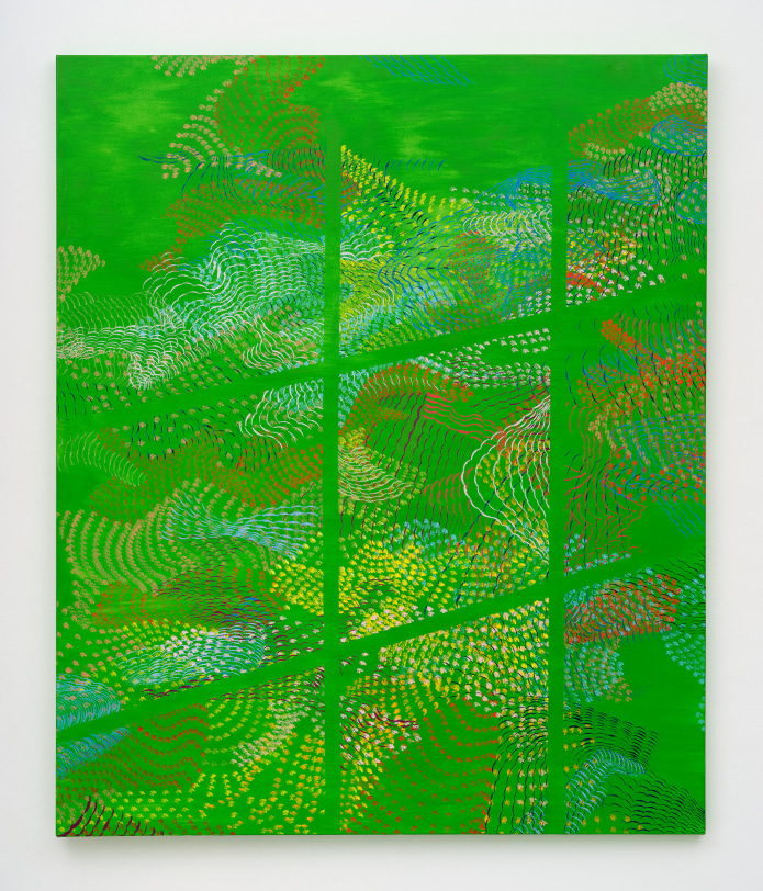 Christine Turner Green Screen Window VI, 2022 Oil on canvas 72 x 60 in (182.9 x 152.4 cm) Reg# 11123 exhibition page