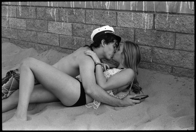 Ed Templeton Kissing Kids, HB 2012, 2012 Black and white photograph 16 x 20 in (40.6 x 50.8 cm)