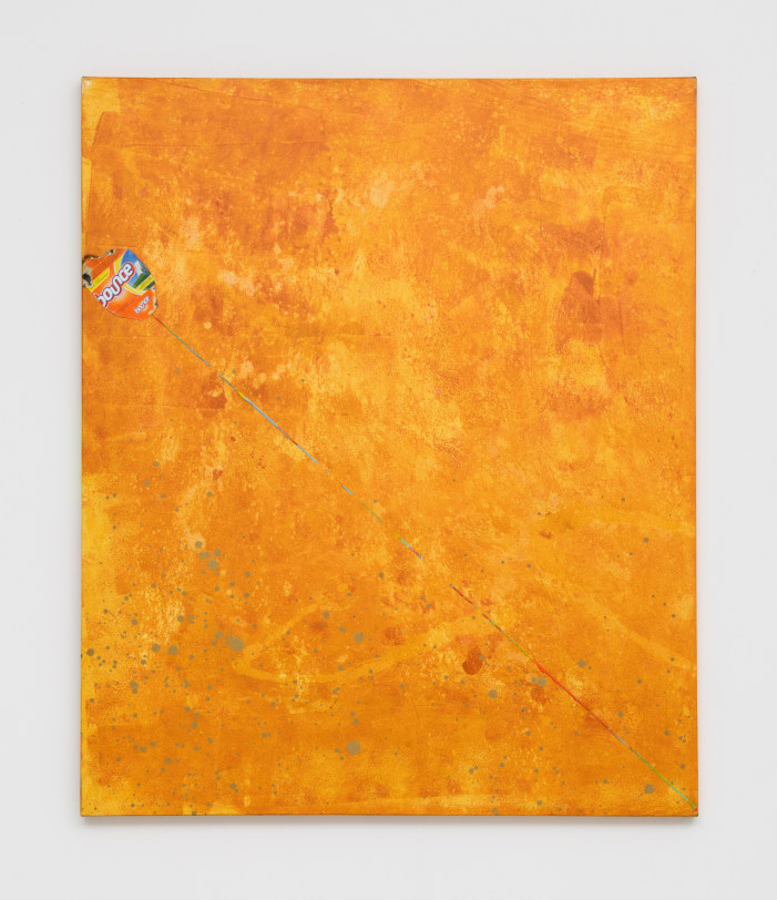 Brenna Youngblood Just Got Bounced, 2015 Mixed media on canvas 72 x 60 in (182.9 x 152.4 cm)