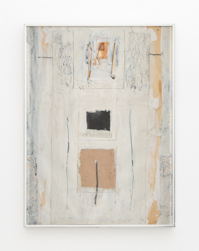 Rachel Rosenthal, Altar with Moon, c. 1975, Mixed Media collage, 23.25 x 17.25 in Reg#10476