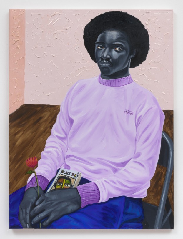 Otis Kwame Kye Quaicoe Empty Room, 2019 Oil on canvas 48 x 36 in (121.9 x 91.4 cm)