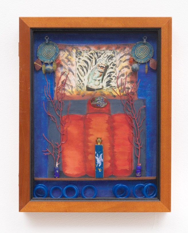 Betye Saar, Blue Vision at the Villa, 1994