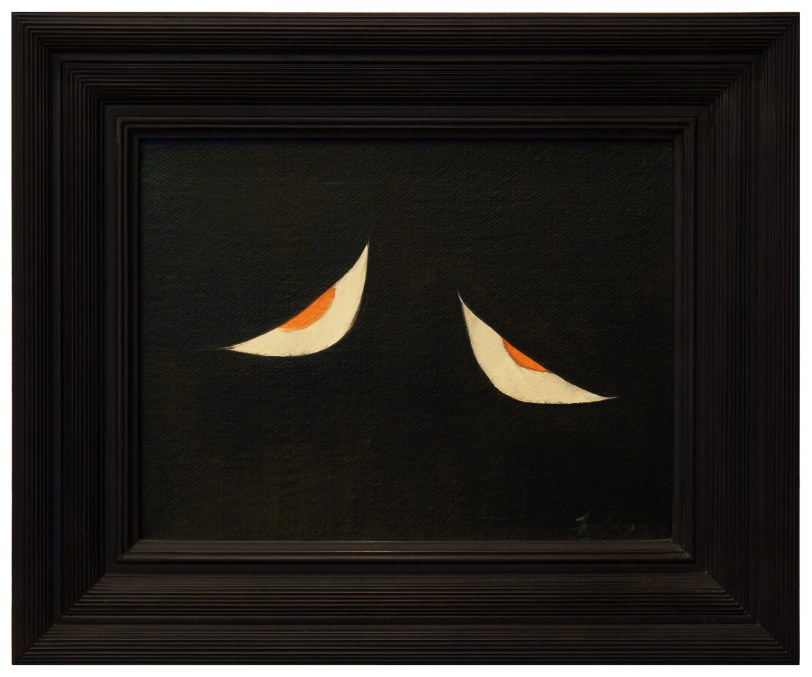 Zhao Zhao Preserved Duck Eggs #3, 2016 Oil on linen 10.6 x 13.8 in (27 x 35 cm); framed: 16.14 x 19.7 in (41 x 50 cm)