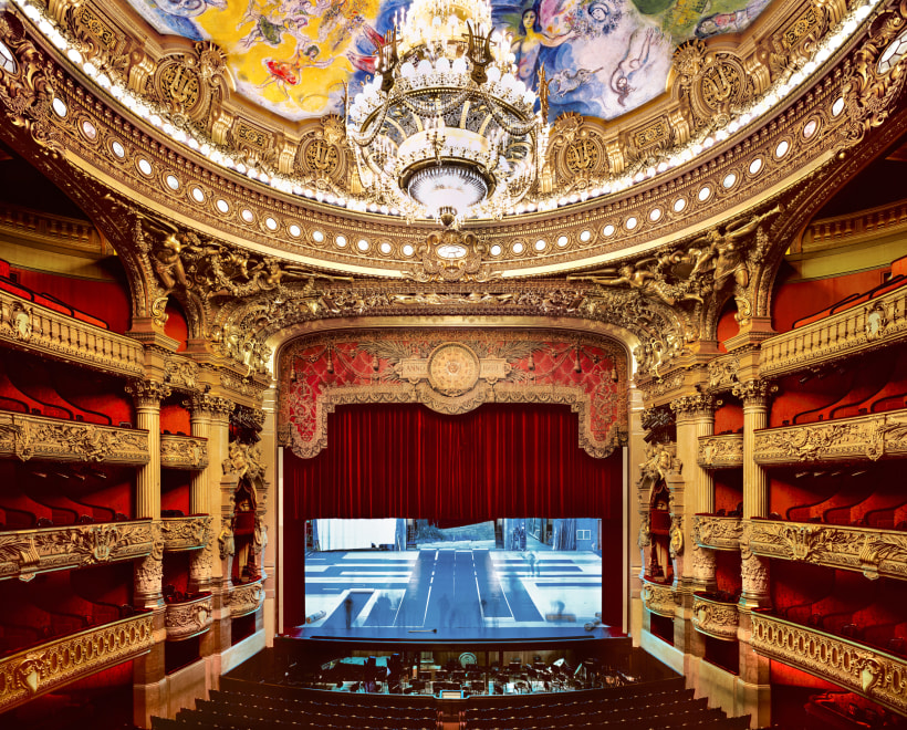 Ahmet Ertuğ - Palais Garnier Stage, Paris, 2009 Chromogenic print ; Bruce Silverstein Gallery