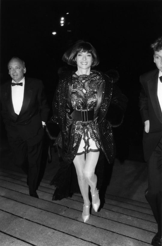 Bill Cunningham; Anna Wintour, Council of Fashion Designers of America, February 1991 Gelatin silver print, printed c. 1991 10 x 8 in. ; Bruce Silverstein Gallery