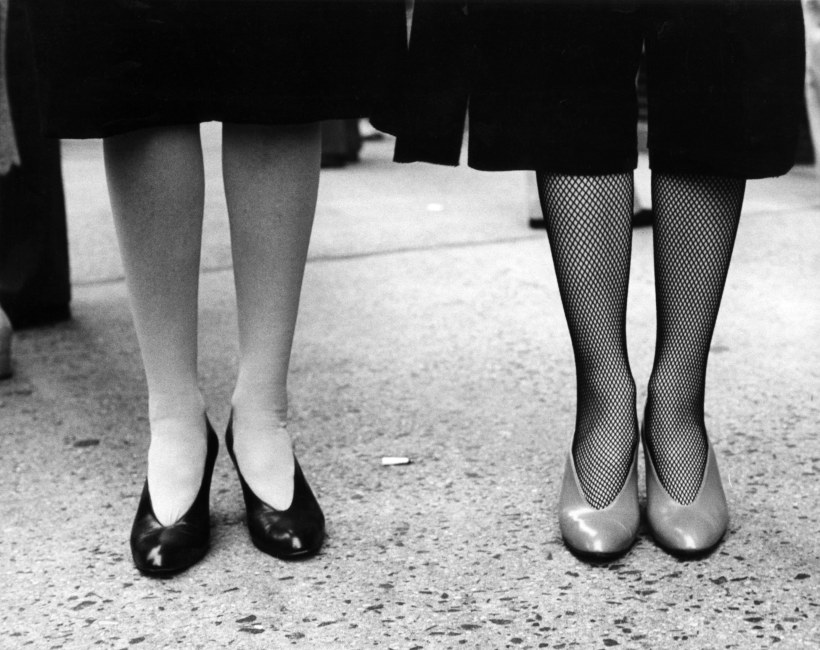 Bill Cunningham; The Legs of Bendel's President and Vice President, 1979 Gelatin silver print, printed c. 1979 8 x 10 in. ; Bruce Silverstein Gallery