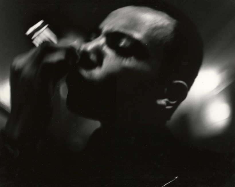 Shawn W. Walker (b. 1940), Sniffing Dope Into Nostrils, 1970