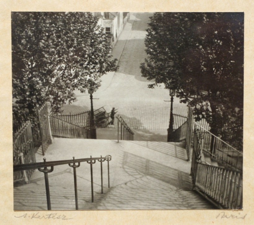 Andr&eacute; Kert&eacute;sz -  Stairs, Montmartre, 1926  | Art Basel 2020 | Bruce Silverstein Gallery