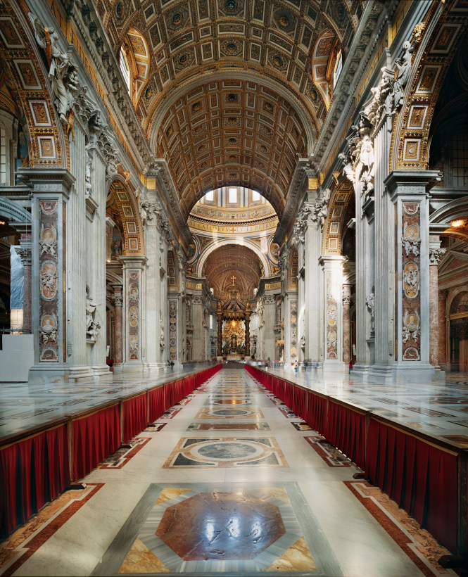 Ahmet Ertuğ - St. Peter's Basilica, Vatican City, 2011 Chromogenic print ; Bruce Silverstein Gallery