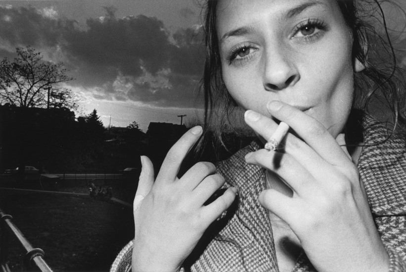 Mark Cohen (b. 1943), Hands of Young Girl Smoking, 1971