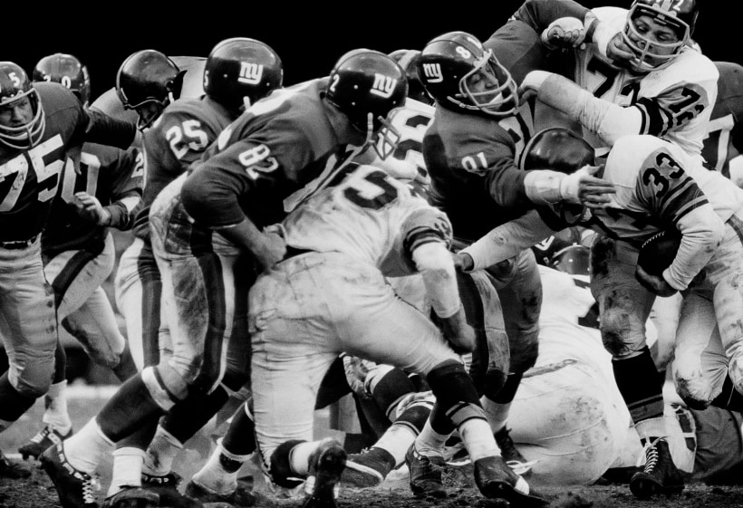 Walter Iooss, Jr., N.Y. Giants vs. Pittsburgh Steelers, Bronx, 1962