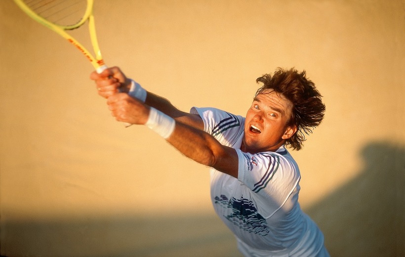 Walter Iooss, Jr. -  Jimmy Connors, Santa Barbara, CA&nbsp;, 1991  | Bruce Silverstein Gallery