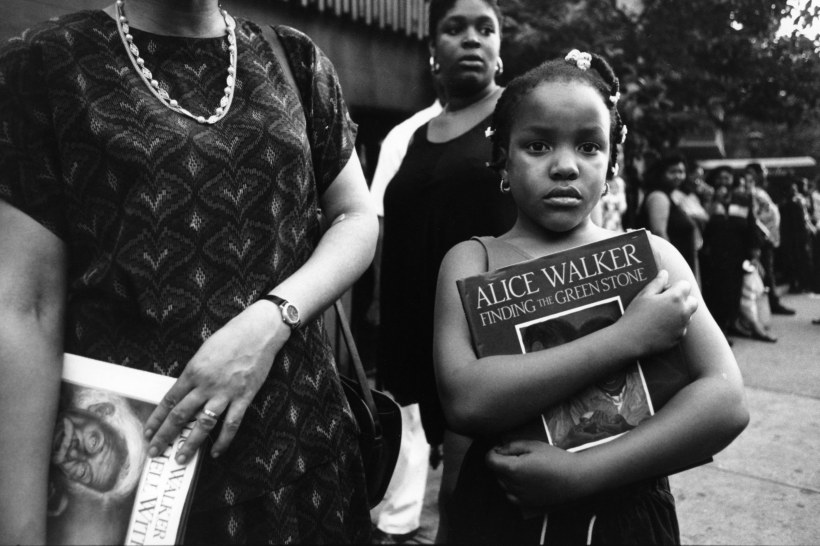 Chester Higgins -  Booksigning for Alice Walker, Brooklyn, 1991  | Bruce Silverstein Gallery