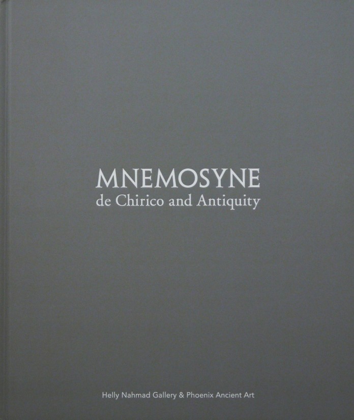Image of the front cover of the book Mnemosyne which is gray.