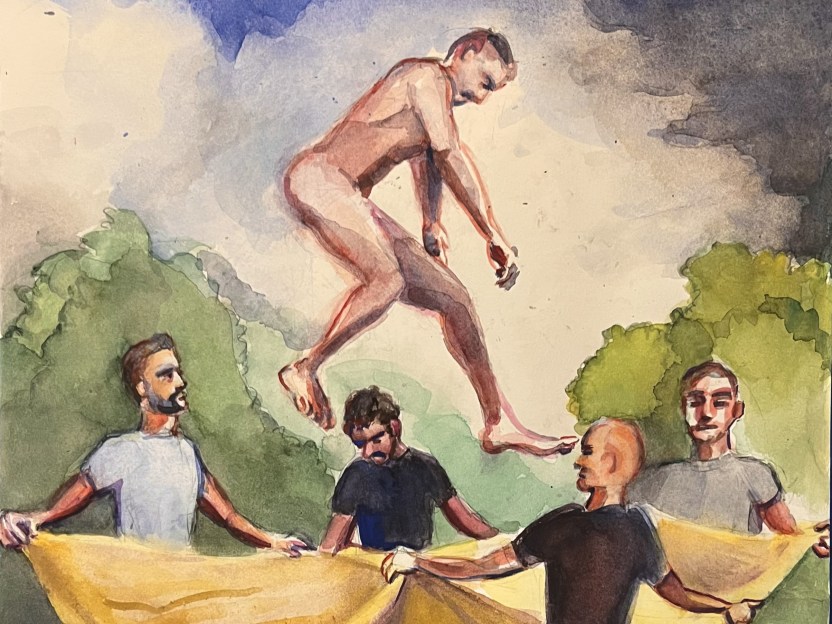 watercolor by Carl Ferrero