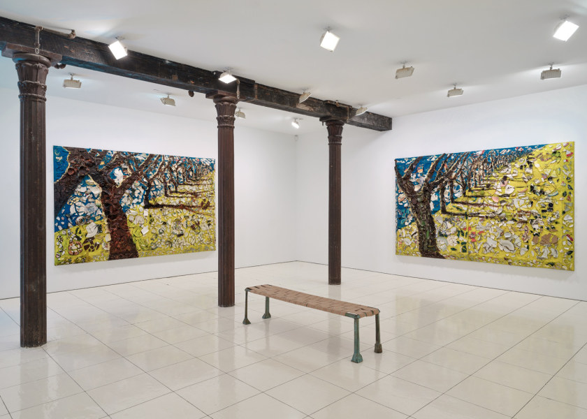 Van Gogh's Trees of Home for Peter Beard 2020, Vito Schnabel Gallery, New York, 2024