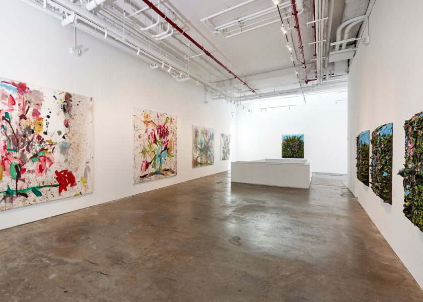 Jorge Galindo &amp; Julian Schnabel: Flower Paintings, Vito Schnabel Gallery, New York, 2021