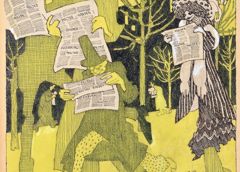 Lyonel Feininger's Newspaper Readers