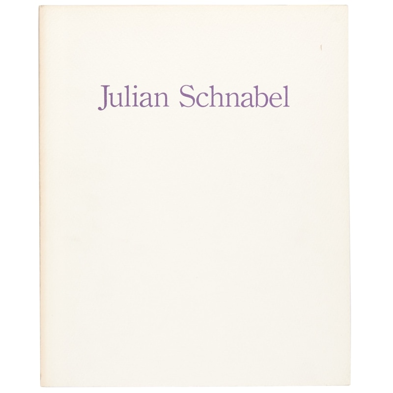 Julian Schnabel: Printed on Velvet