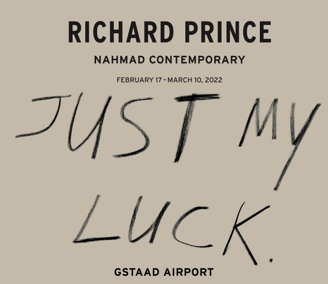Richard Prince | JUST MY LUCK