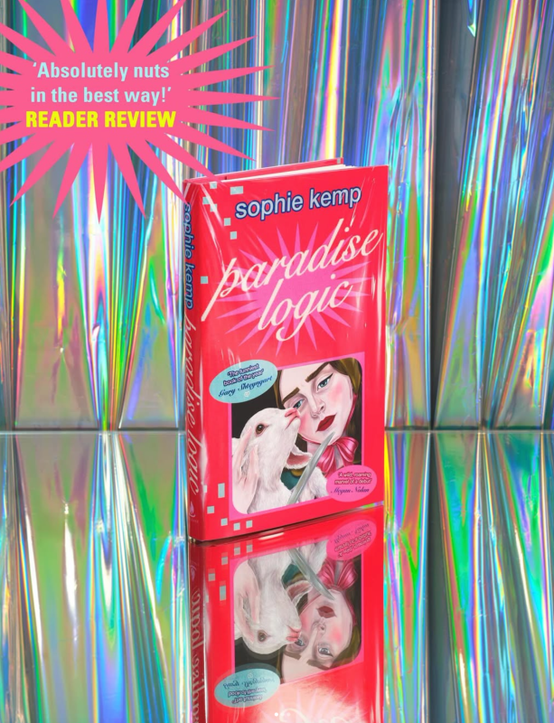 Jeanine Brito on the cover of 'Paradise Logic'
