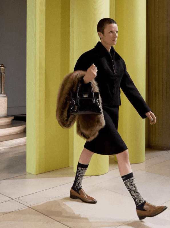 Isabelle Albuquerque walks for Miu Miu