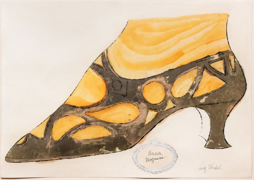 Andy Warhol, Anna magnani, Shoe drawing