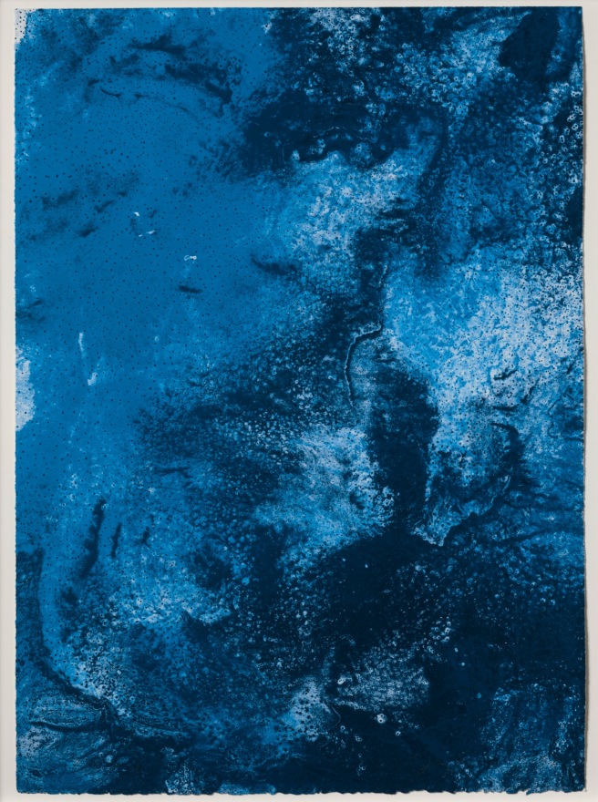 Joe Goode, Ocean Blue lithograph 23 (Color Test Print #6), 1990