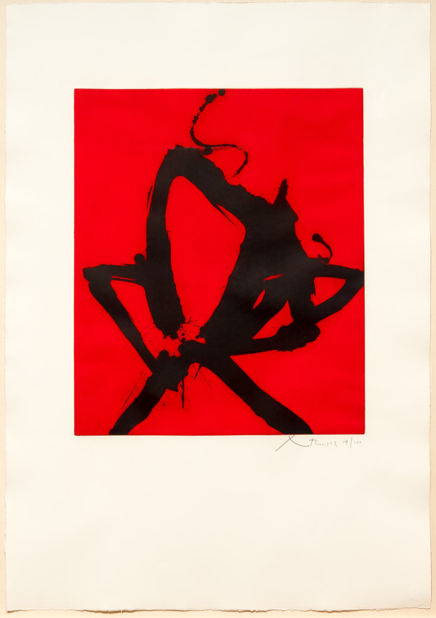 Robert Motherwell, Red Sea I, Aquatint