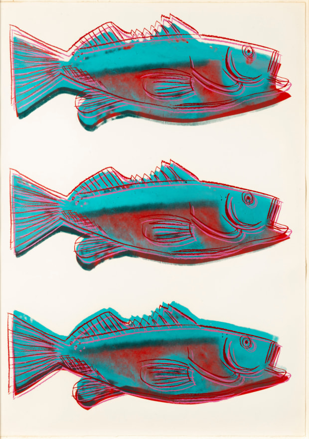 Andy Warhol, Fish, Screenprint