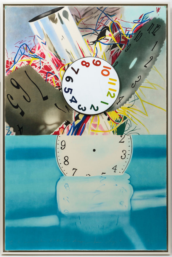 James Rosenquist, The Memory Continues but the Clock disappears, Lithograph