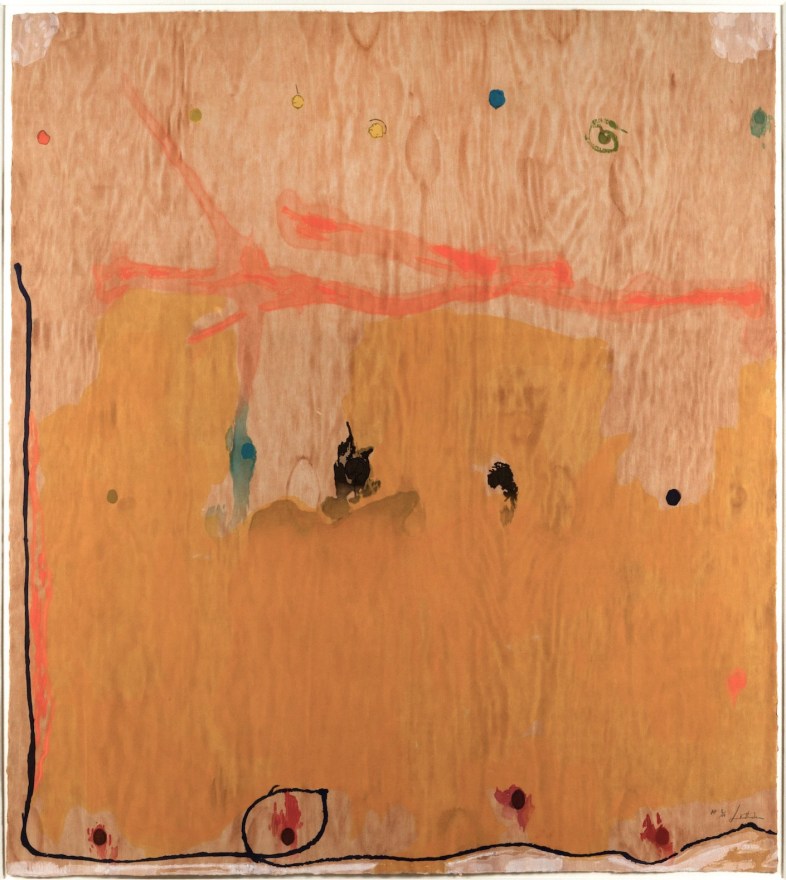 Helen Frankenthaler, Tales of Genji II, 1998, Woodcut, Abstract, Expressionism, Signed