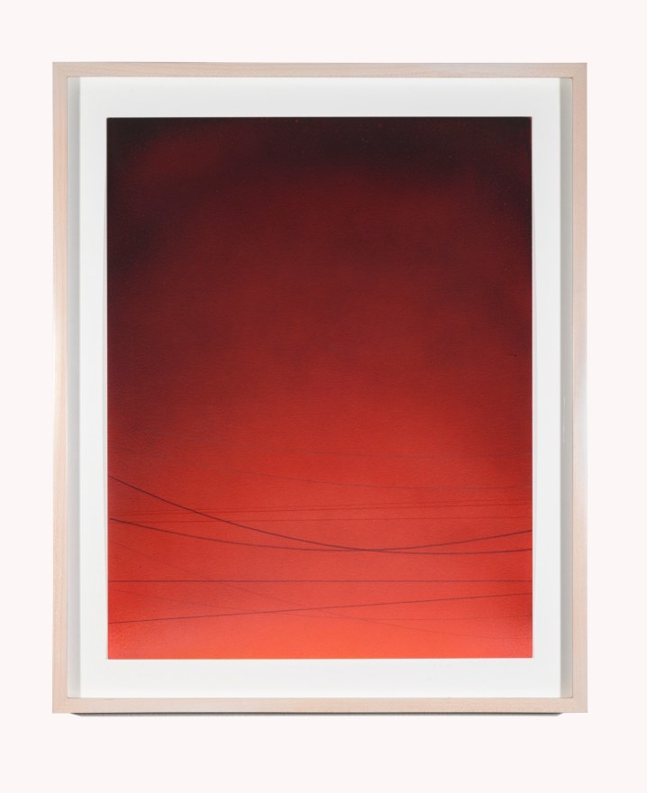 Alex Weinstein, Power Line Drawing #11, Acrylic, graphite and colored pencil