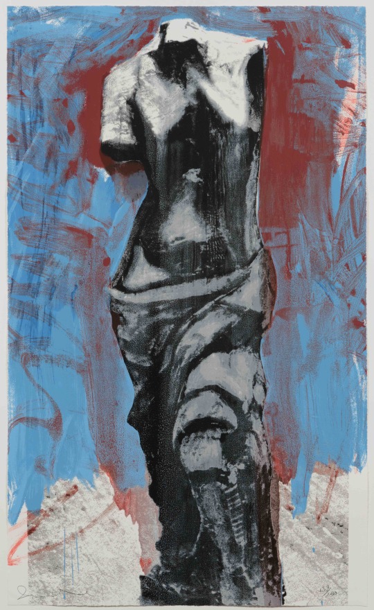 Jim Dine, Red, White and Blue Venus for Mondale, Silkscreen