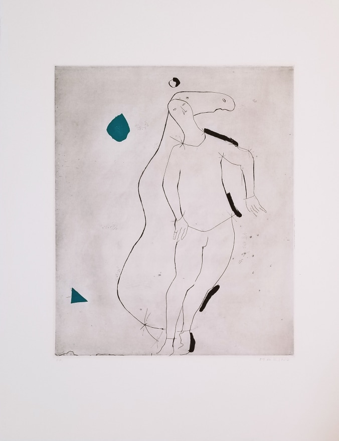 Marino Marini, La Sorpresa I, Etching drypoint and aquatint