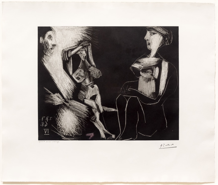 Pablo Picasso, Homme avec Deux Femmes, 347 Series