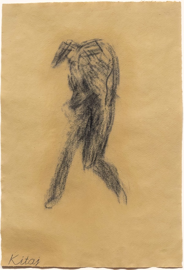 R.B. Kitaj, Little Whist Self-Portrait, Drawing