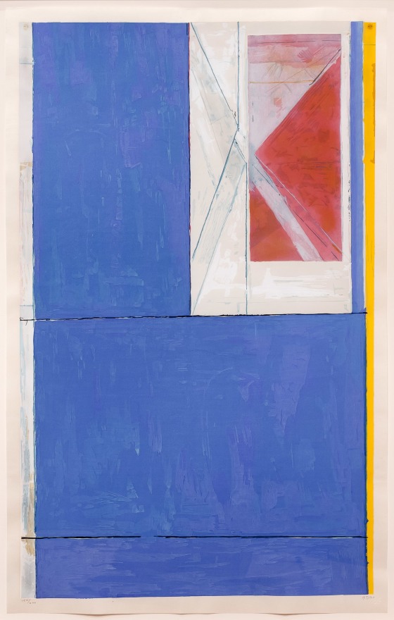 Richard Diebenkorn, Blue, Woodcut
