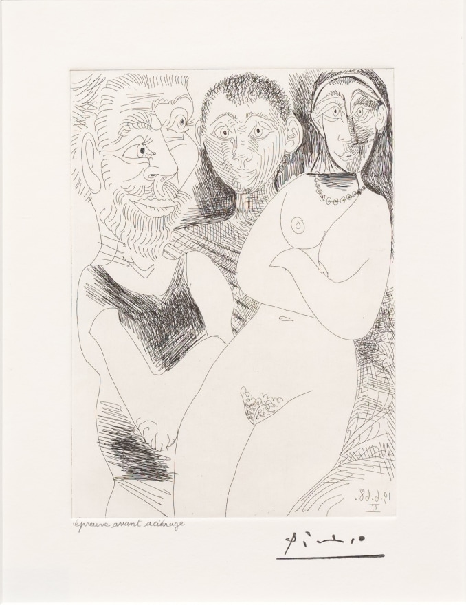 Pablo Picasso, Prostitutee et Marins, 347 Series, Etching